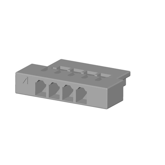 4 POS, 1.25 MM PITCH WTB HOUSING