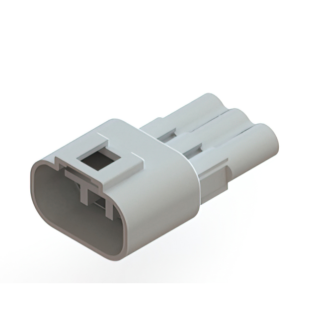 CONN PLUG HSG 3POS 5.80MM