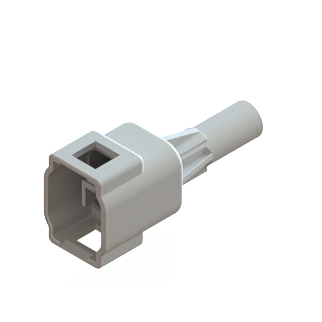CONN PLUG HSG 1POS WHITE
