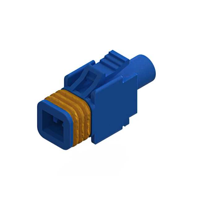 CONN RCPT HSG 1POS BLUE