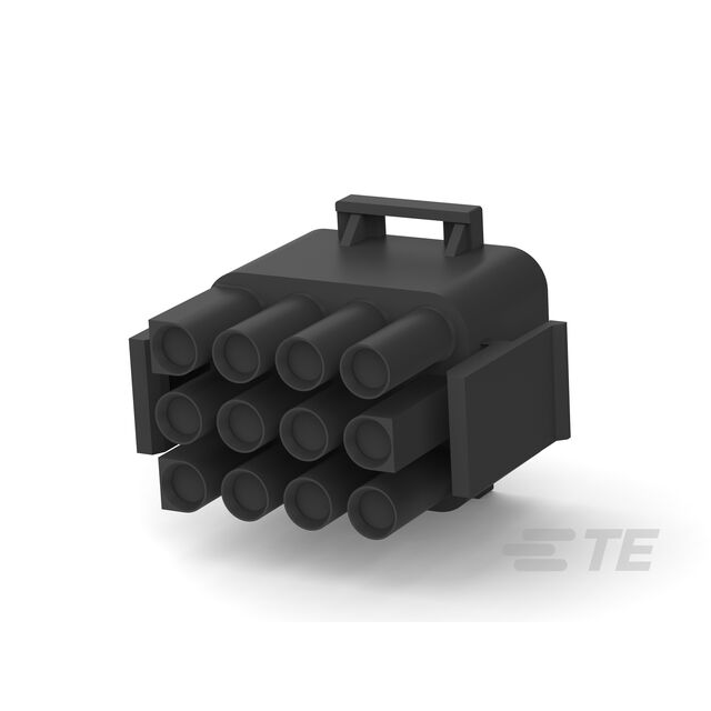 CONN PLUG HSG 12POS 6.35MM