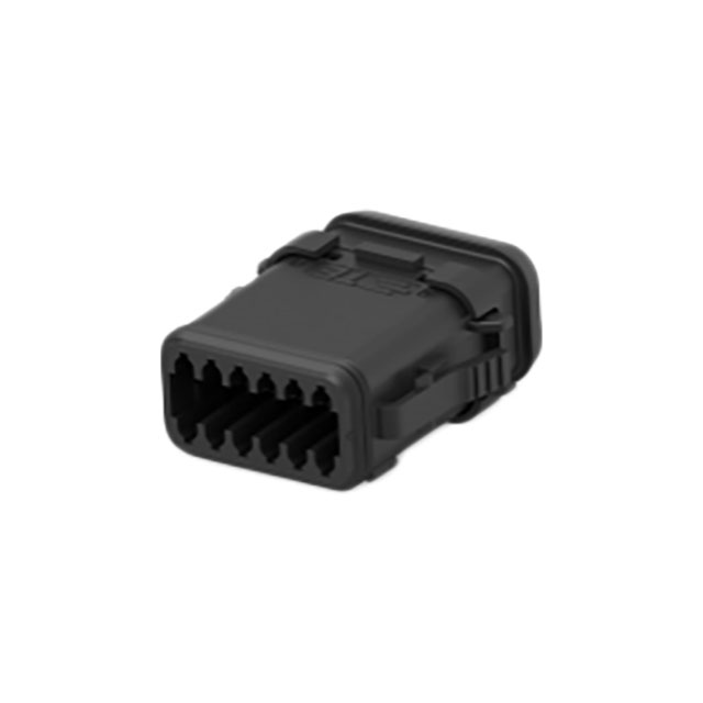 CONN PLUG HSG 12POS 4.45MM