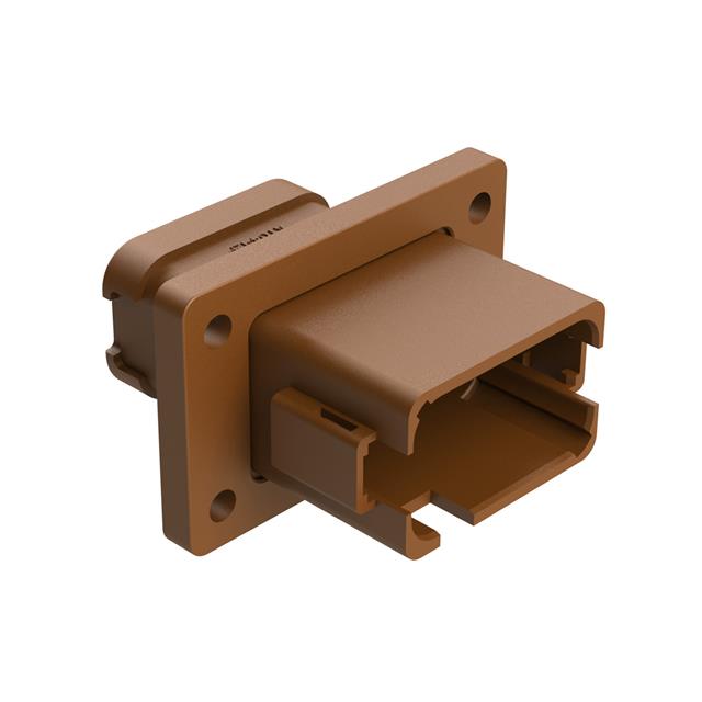 CONN RCPT HSG 12POS FLANGE MNT