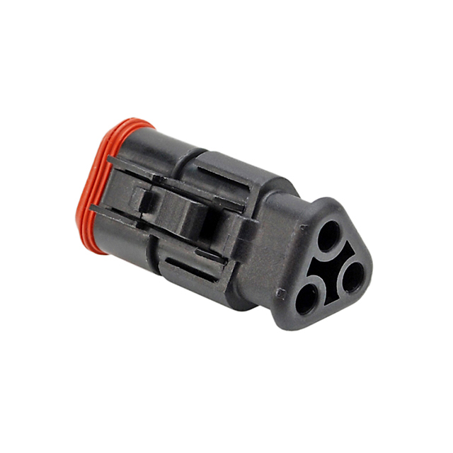 CONN PLUG HSG 3POS STRAIN RELIEF