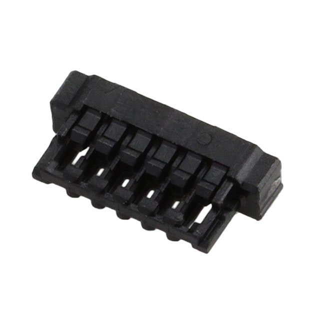 CONN PLUG HSG 6POS 0.80MM