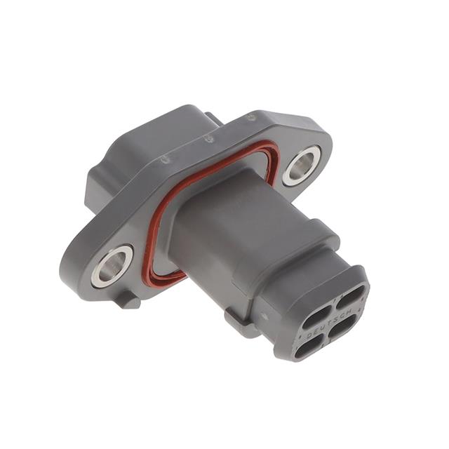 REC, 8P, GRY, N, XCAP, FLANGE, A