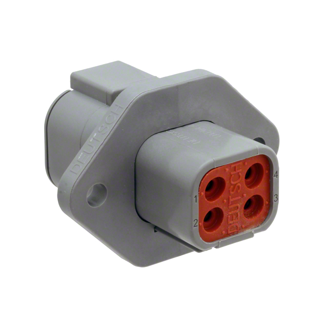 CONN RCPT HSG 4POS