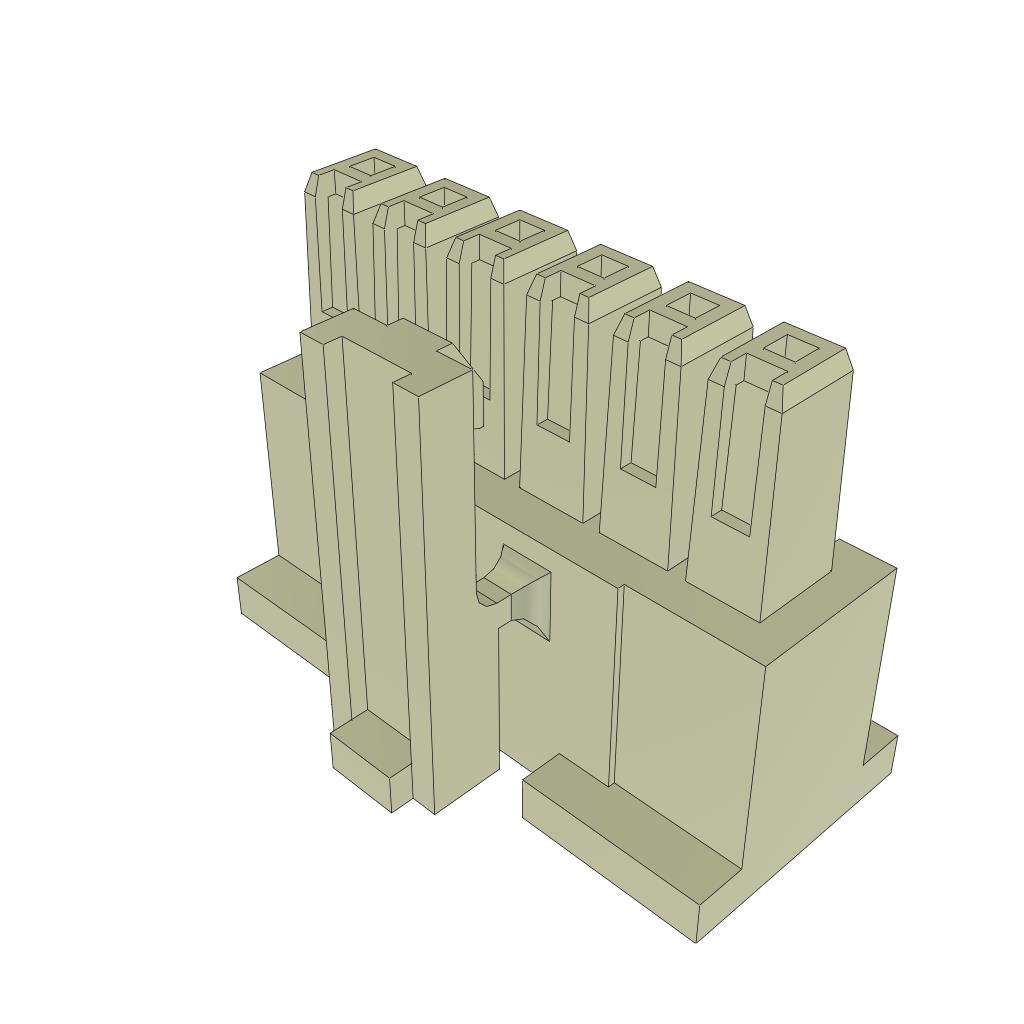 CONN RCPT HSG 6POS 2.54MM