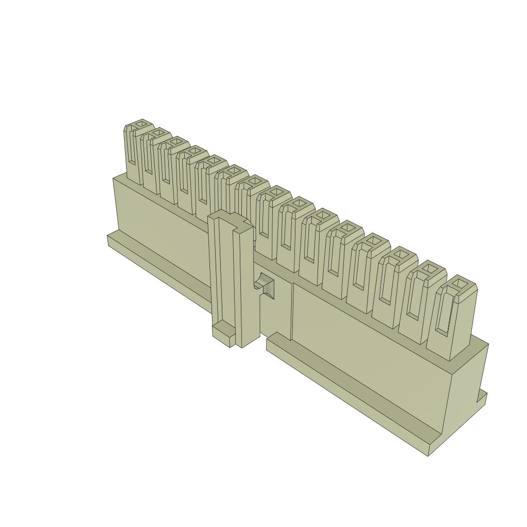 CONN RCPT HSG 15POS 2.54MM