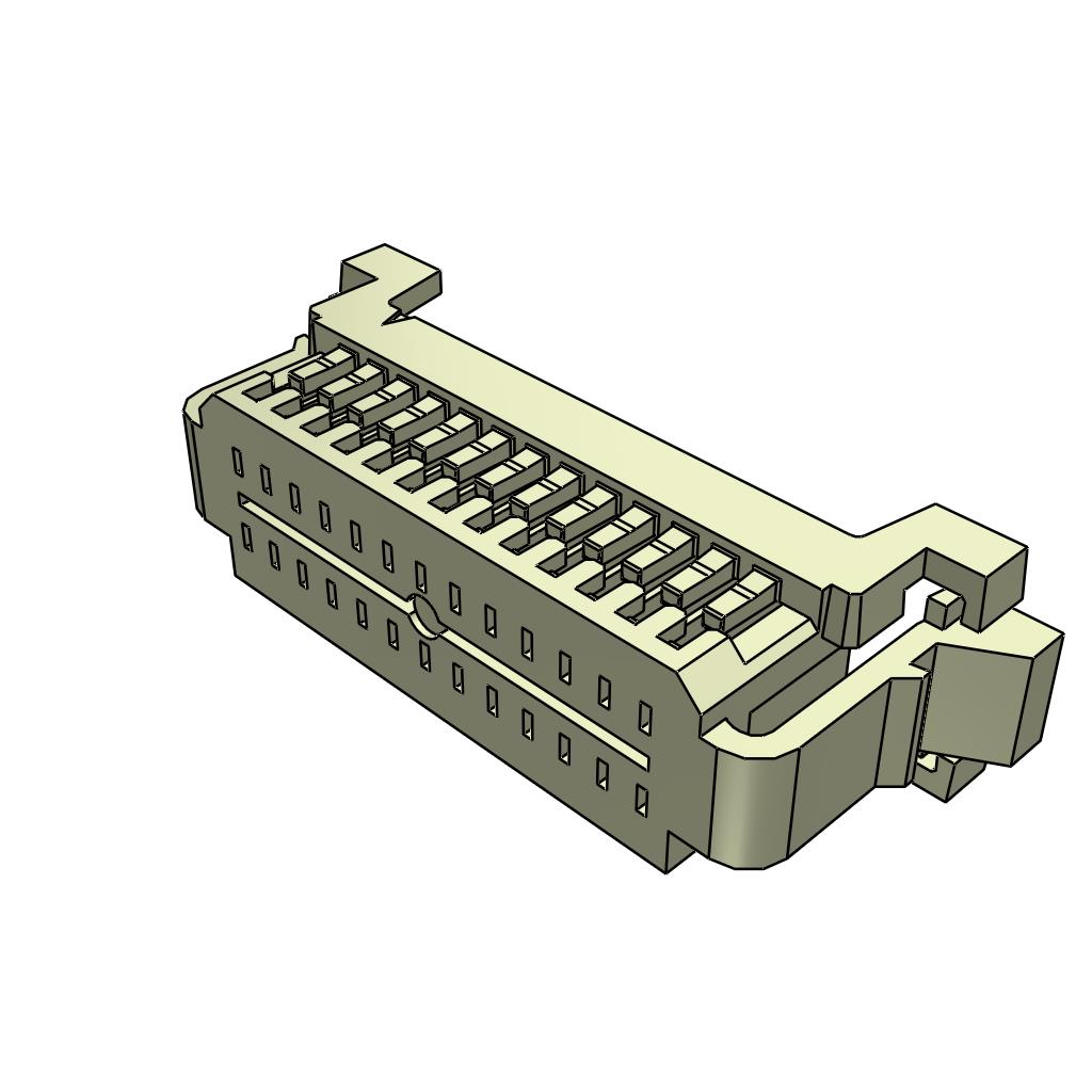 CONN HSG 26POS 1.00MM