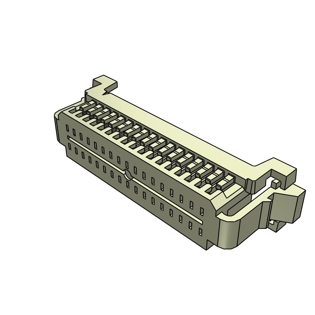 CONN HSG 34POS 1.00MM
