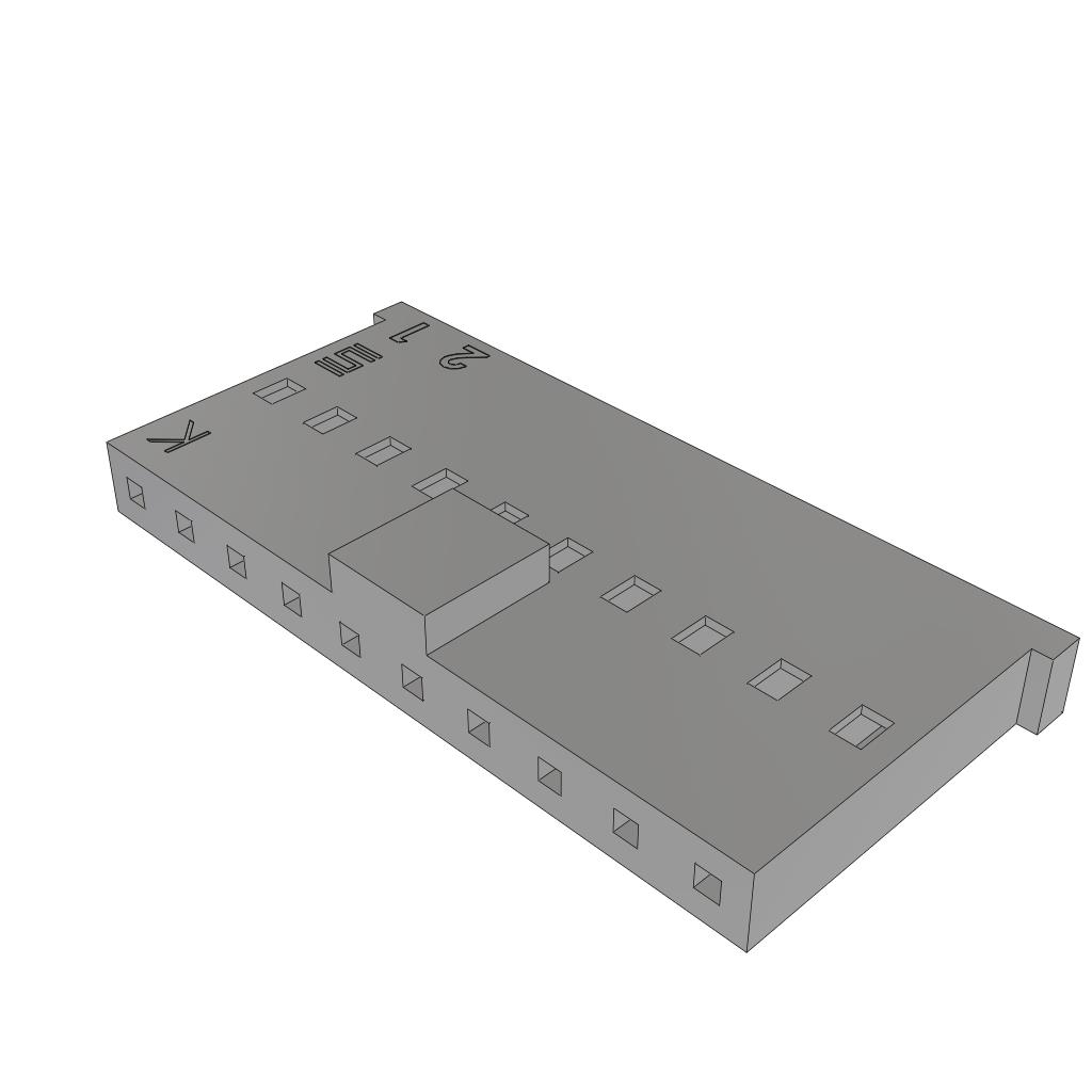 CONN HSG 10POS 2.54MM UNIV