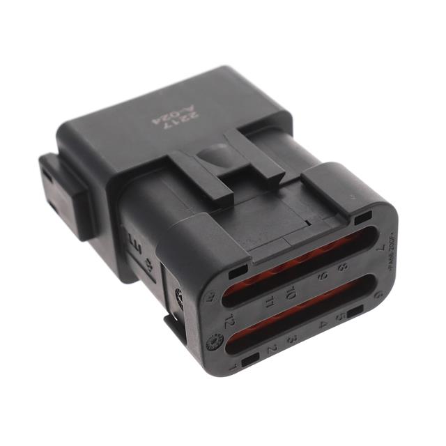 CONN RCPT HSG 12POS