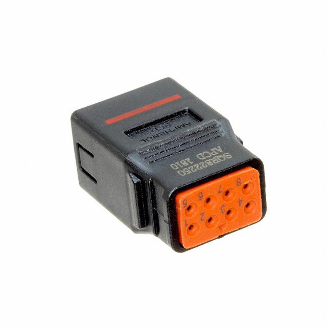 CONN RCPT HSG 8POS 22AWG