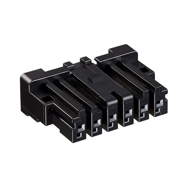 PLUG HOUSING, 6POS., HIGH-VOLTAG