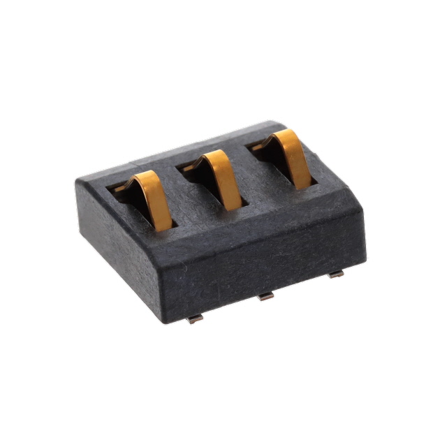 CONN SPRING BATTERY 3POS SMD