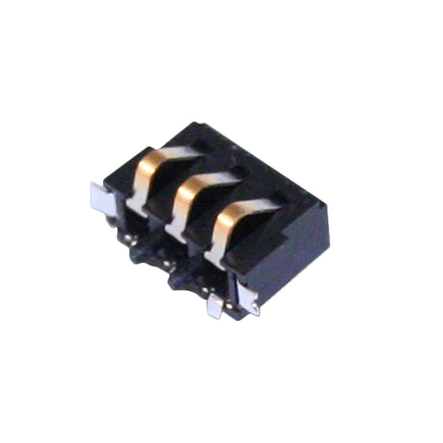 CONN SPRING BATTERY 3POS R/A SMD