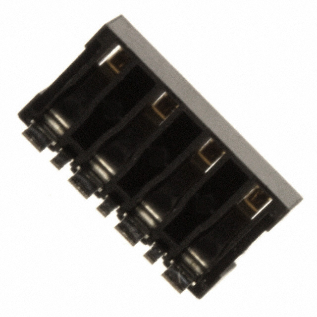 CONN SPRING BATTERY 4POS R/A SMD