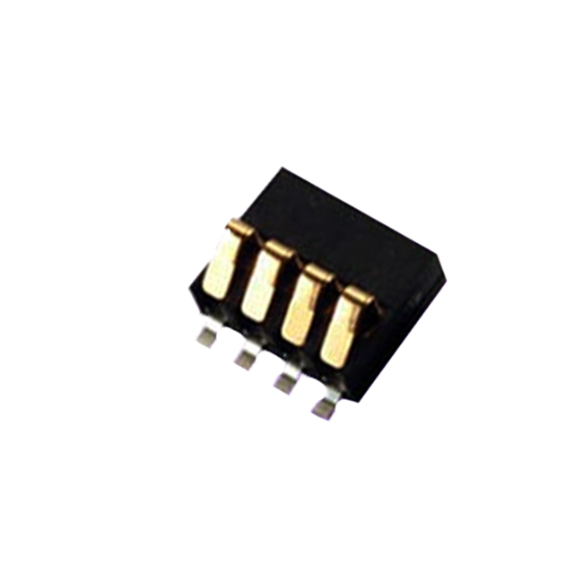 CONN SPRING BATTERY 4POS SMD