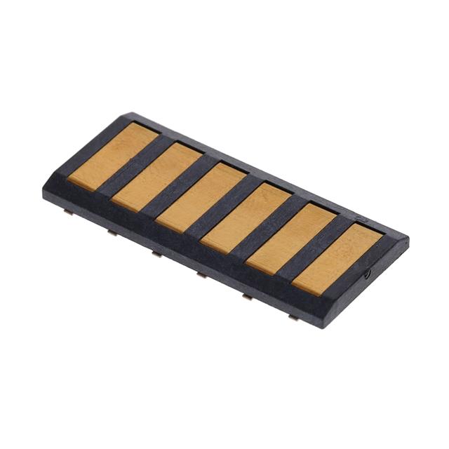 CONN SPRING BATTERY 6POS SMD