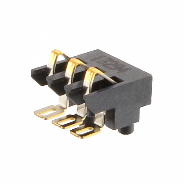 CONN SPRING BATTERY 3POS SMD