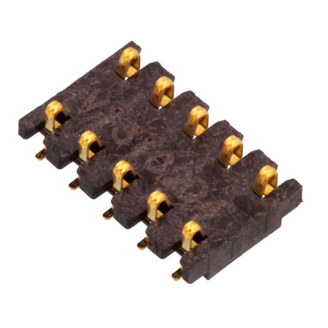 CONN SPRING MOD 10POS SMD