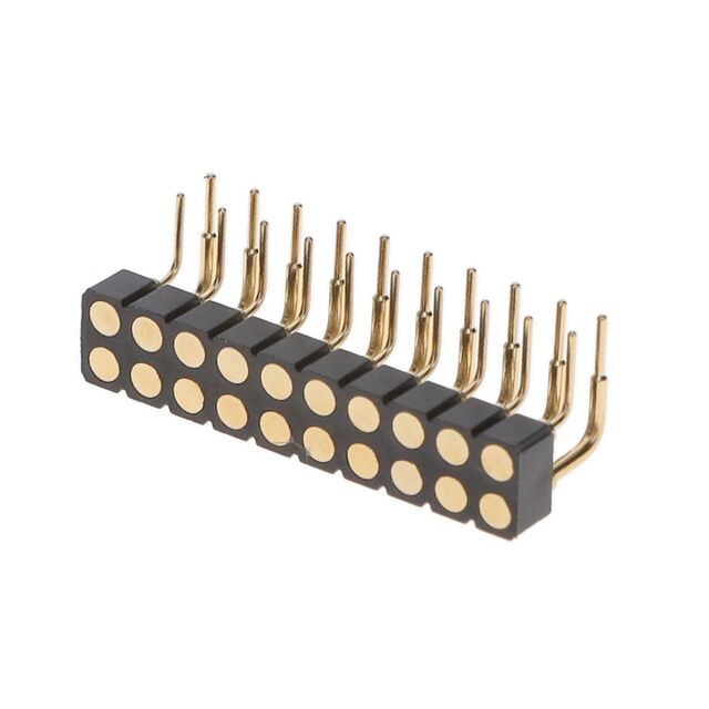 CONN SPRING TARGET 20POS R/A PCB