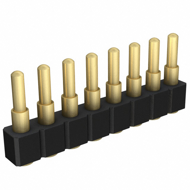 CONN SPRING PISTON 8POS SMD