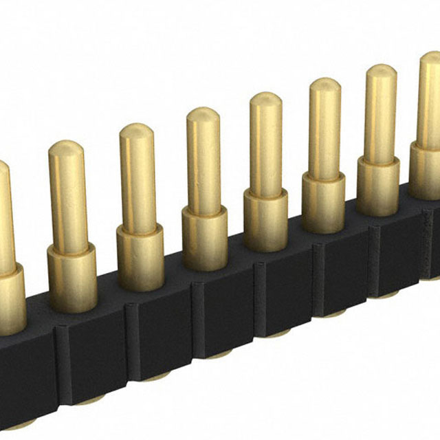 CONN SPRING PISTON 22POS SMD