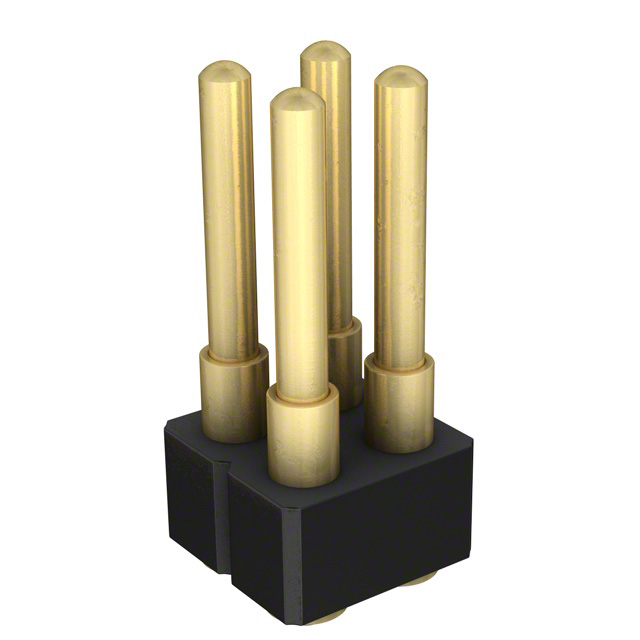 CONN SPRING PISTON 4POS SMD