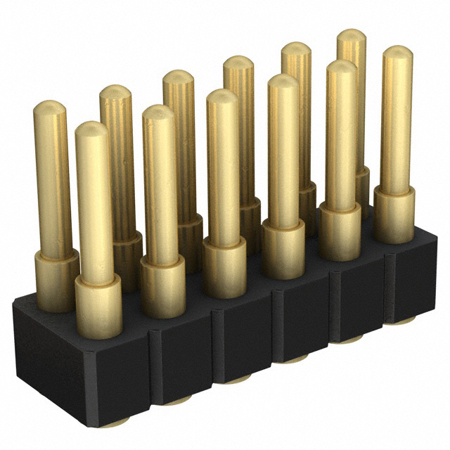 CONN SPRING PISTON 12POS SMD