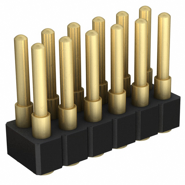 CONN SPRING PISTON 12POS SMD