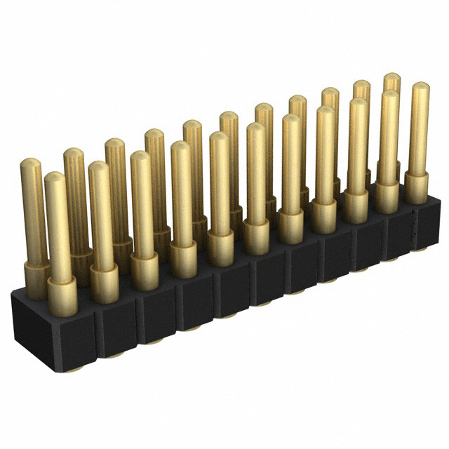 CONN SPRING PISTON 22POS SMD