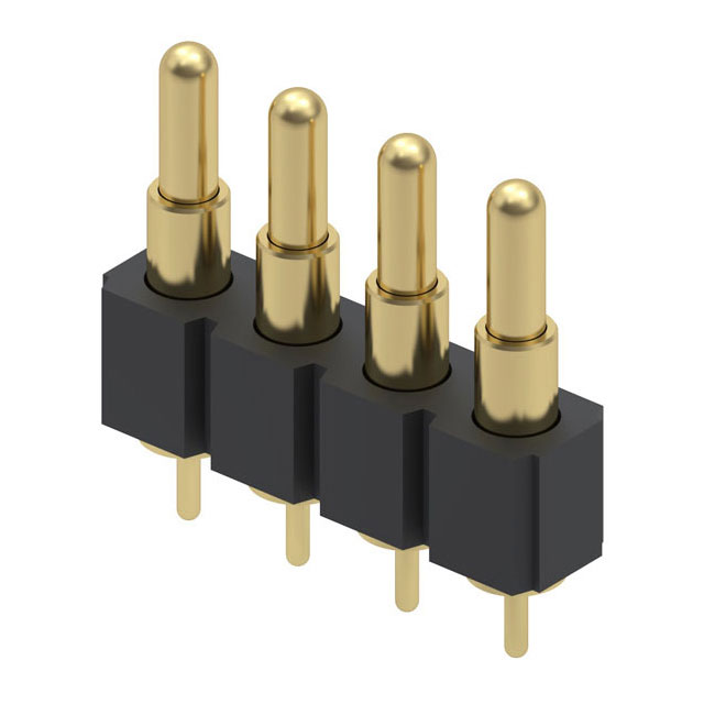 CONN SPRING PISTON 4POS PCB