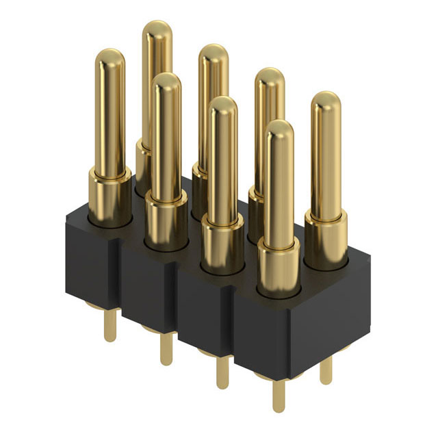 CONN SPRING PISTON 8POS PCB