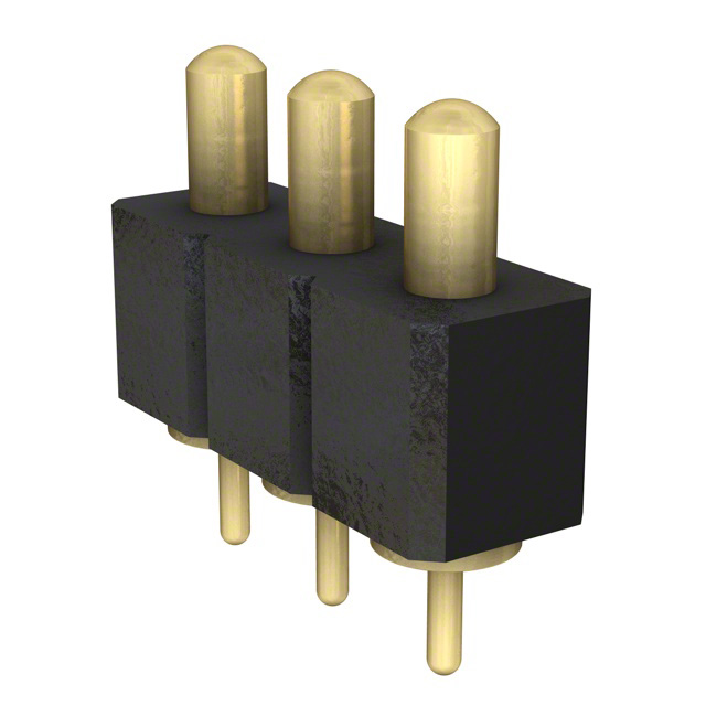 CONN SPRING PISTON 3POS PCB