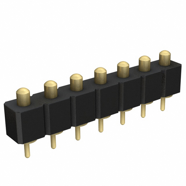 CONN SPRING PISTON 7POS PCB