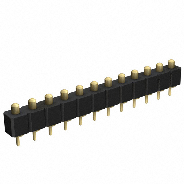CONN SPRING PISTON 12POS PCB