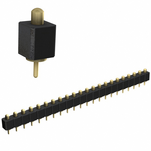 CONN SPRING PISTON 22POS PCB