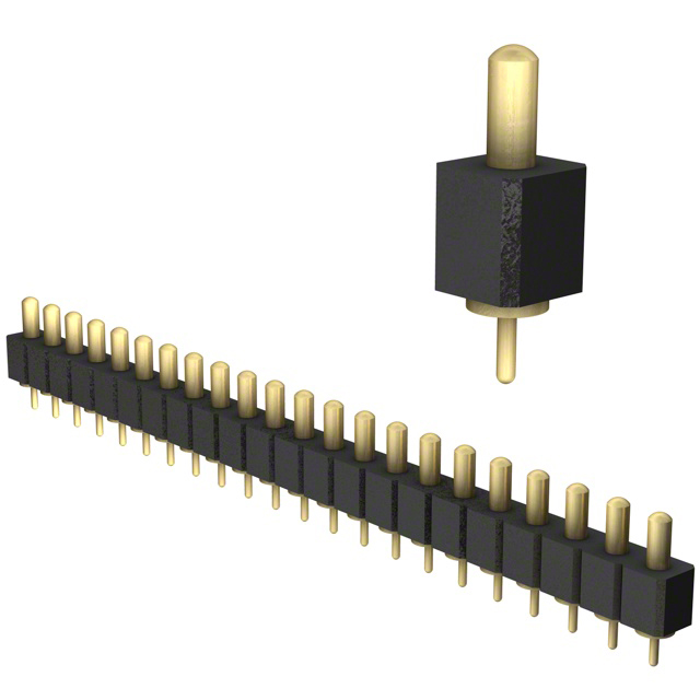 CONN SPRING PISTON 22POS PCB