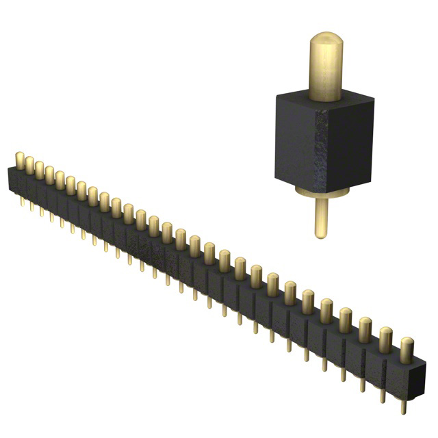 CONN SPRING PISTON 28POS PCB