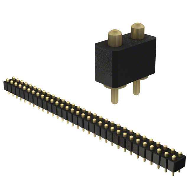 CONN SPRING PISTON 62POS PCB