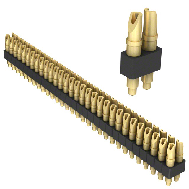 CONN SPRING PISTON 60POS SLD PCB