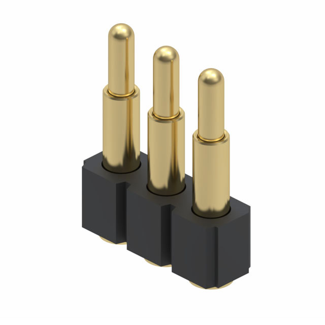 CONN SPRING PISTON 3POS SMD