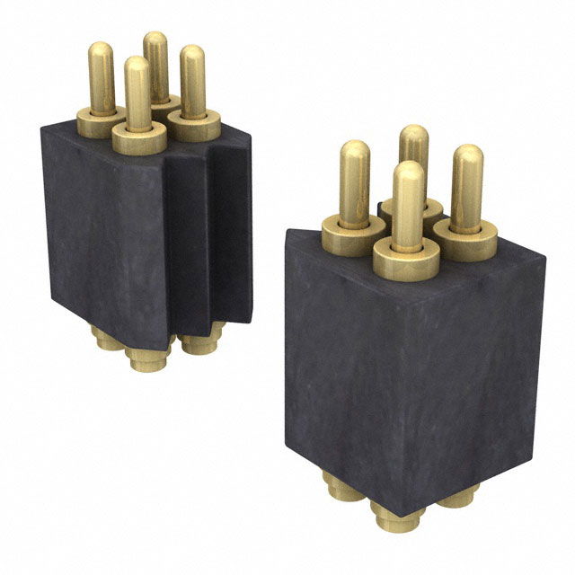 CONN SPRING PISTON 6POS SMD