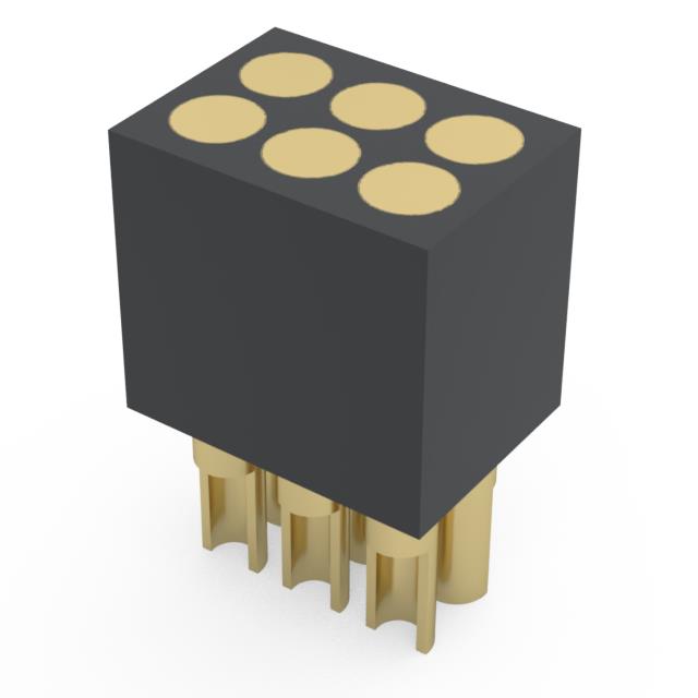 .050" PITCH DOUBLE ROW SOLDERCUP