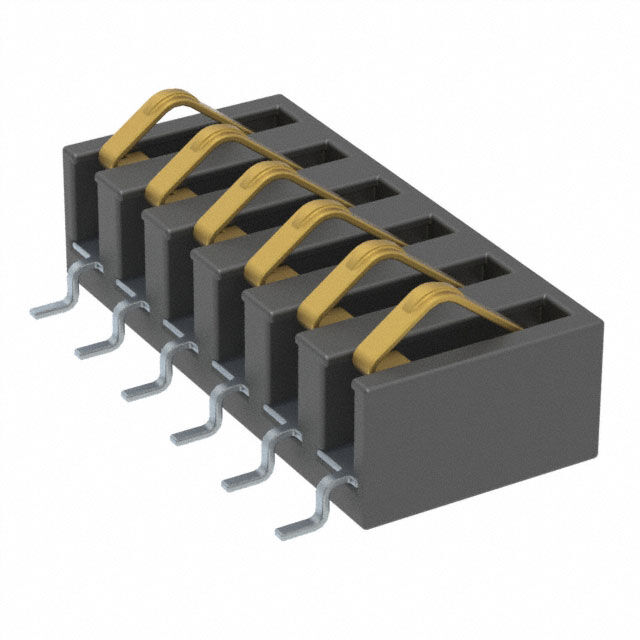 CONN SPRING MOD 6POS SMD