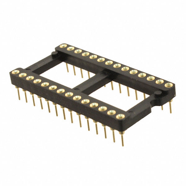 CONN IC DIP SOCKET 28POS GOLD