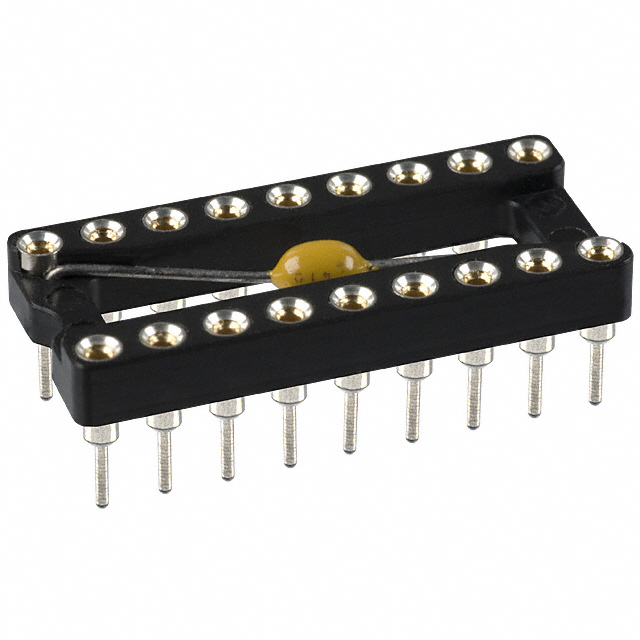 CONN IC DIP SOCKET 18POS GOLD