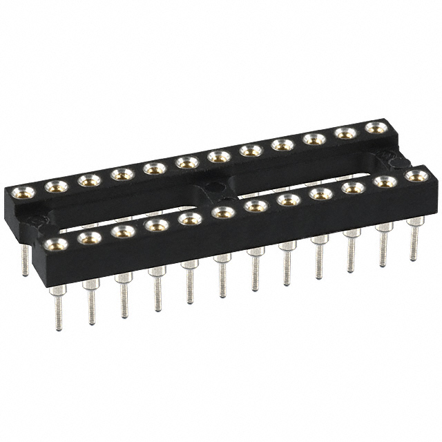 CONN IC DIP SOCKET 24POS GOLD